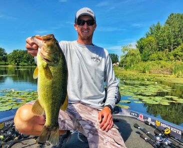 Glenn Walker with a Frog Fish