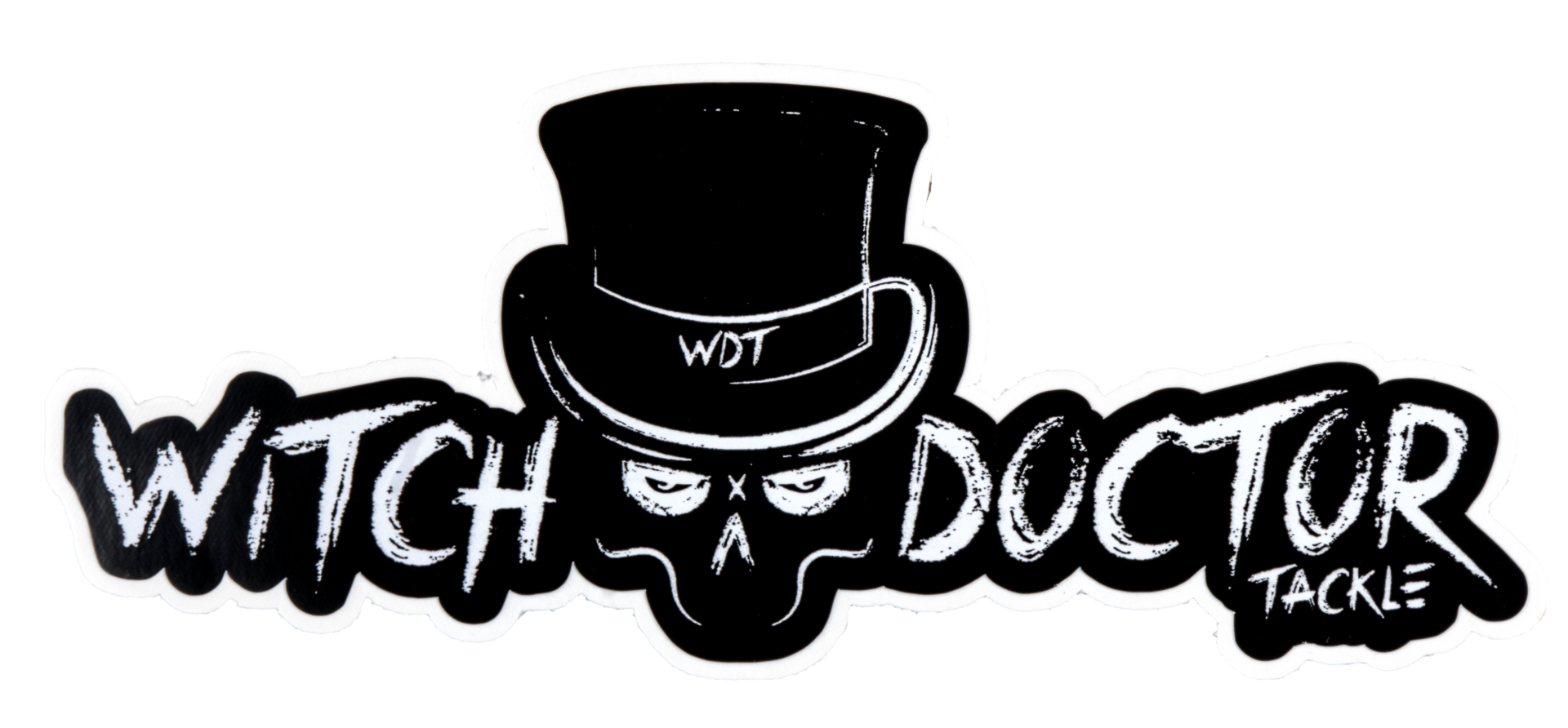 Witch Doctor Tackle Decal Black