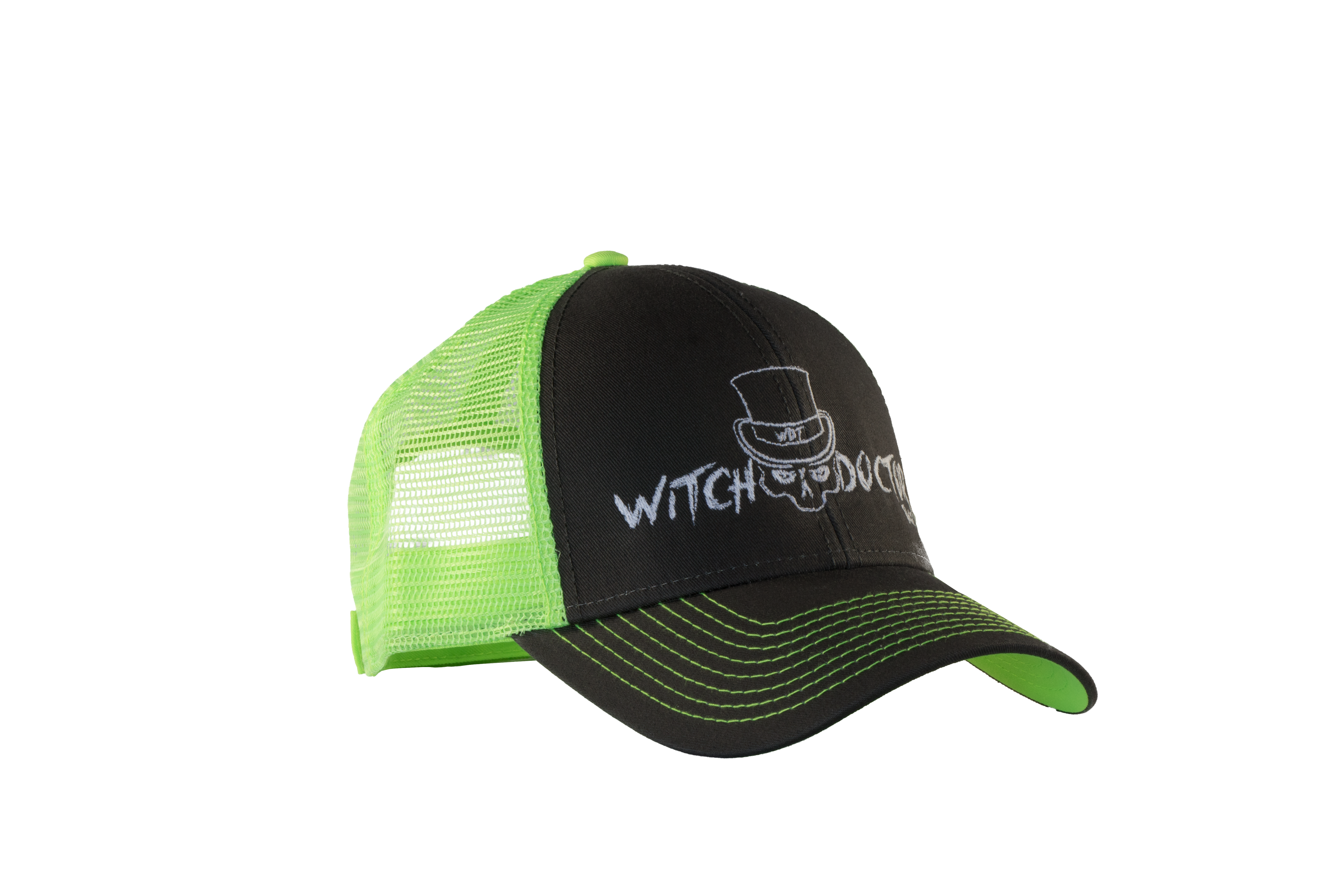 Witch Doctor Tackle Hat Grey and Green